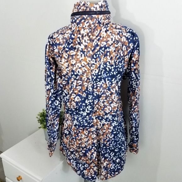 🔥3/$15 Catherine Malandrino Leopard Zip Jacket - Picture 5 of 8